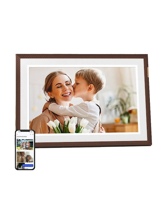 Arzopa Digital Photo Frame 10.1" Brown 5907085521947