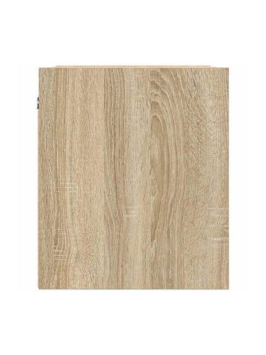 Wooden Sonoma Oak Bedside Tables 2 Pieces 38x34x40cm