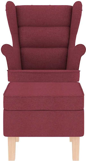 С поставка за крака Bordeaux, Red 74x90x102см