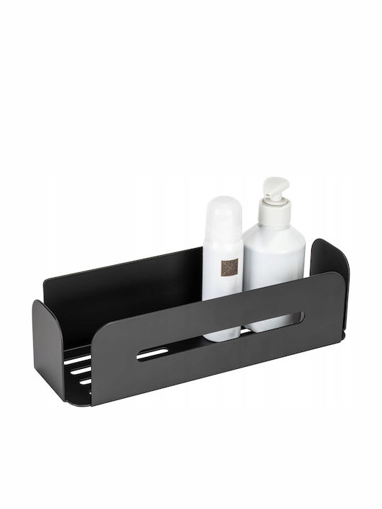 Wenko Bathtub Shelf Metallic Black