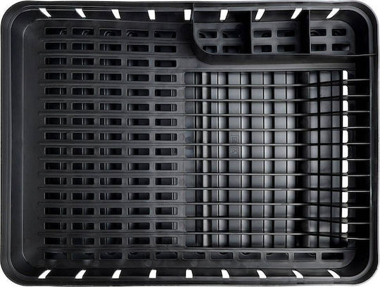 Vilde Scurgător De Chiuvetă Din Plastic Negru 39.8x31x12cm