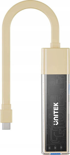 Unitek USB-Hub 4 Anschlüsse USB 2.0 mit USB-A Anschluss