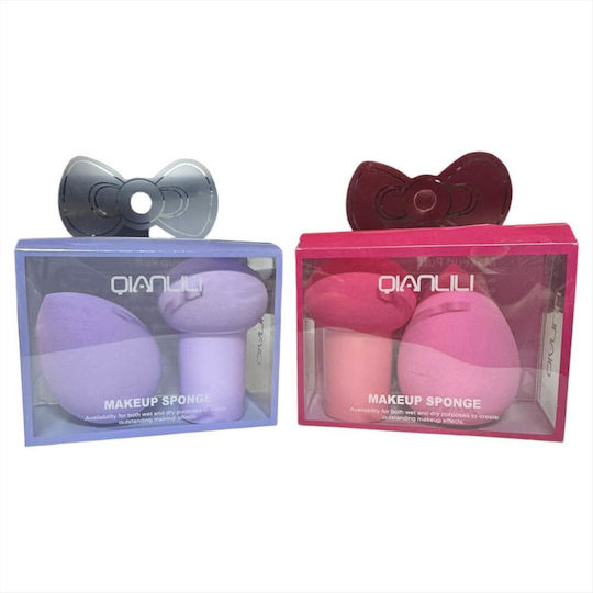 Beauty Salon Set with Make Up Sponges for Powder 2 Pieces