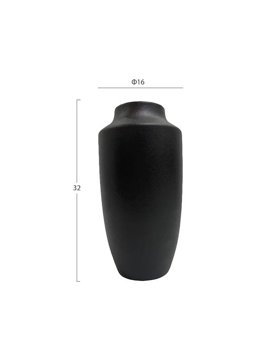 HomeMarkt Decorative Vase Galad Black