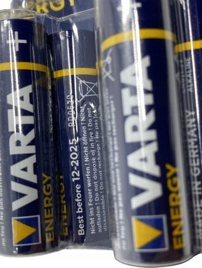 Varta Energy Alkaline Batterien AA 1.5V 6Stück