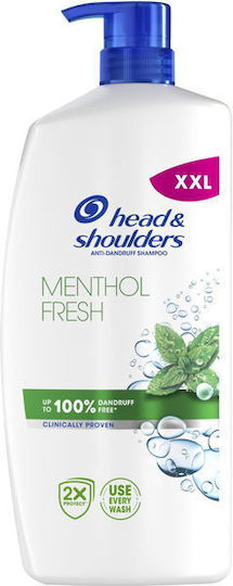 Head & Shoulders Menthol Fresh Σαμπουάν κατά της Πιτυρίδας 800ml