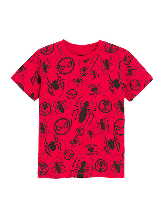 Σετ Παιδικά T-shirts Κόκκινα Spiderman