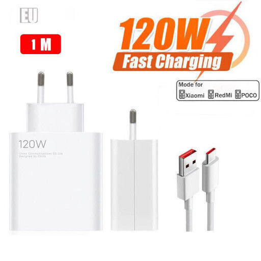 Φορτιστής με Θύρα USB-A και Καλώδιο USB-C 120W Quick Charge 5.0 Λευκός (EV-PS1120)