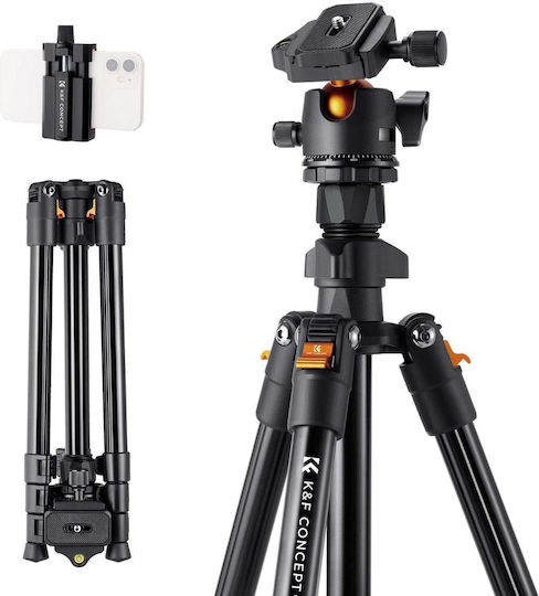 K&F Concept B1234M Video Tripod With KF28S Nylon Ball Head