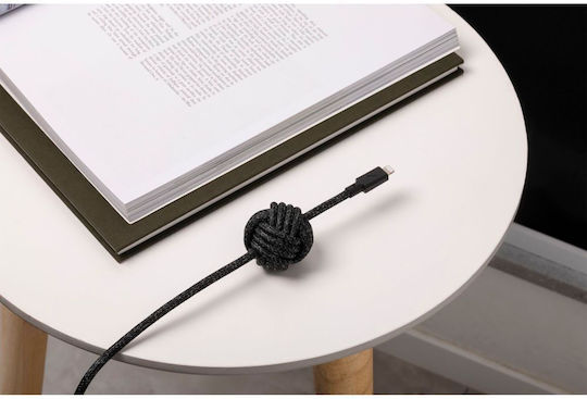 Native Union USB-C to Lightning Cable Μαύρο 3m (NCABLE-CL-CS-BK-NP)