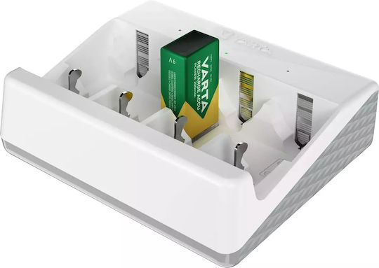 Varta Universal USB Зарядно за батерии Размер в Сребрист цвят