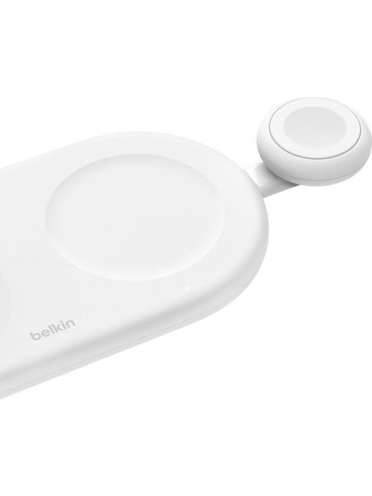 Belkin BoostCharge Зарядно за Apple Watch Бялς