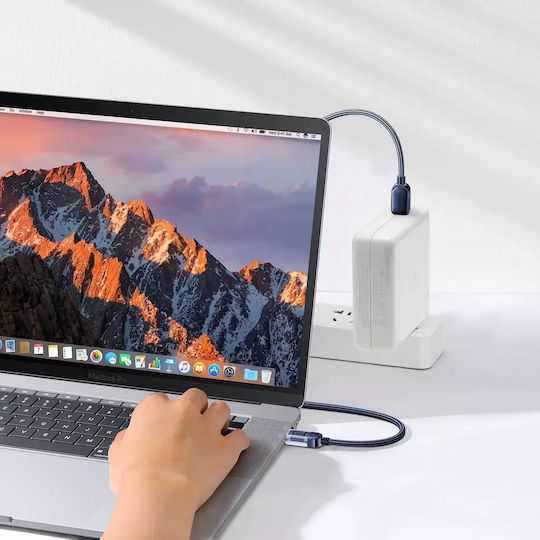 Joyroom USB 2.0 Cable USB-C Male - USB-C 100W PD Blue 1.2m S-CC100A4