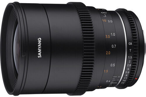 Samyang Full Frame Camera Lens 35mm T1.5 VDSLR MK2 Cine Fixed for Fujifilm X Mount Black