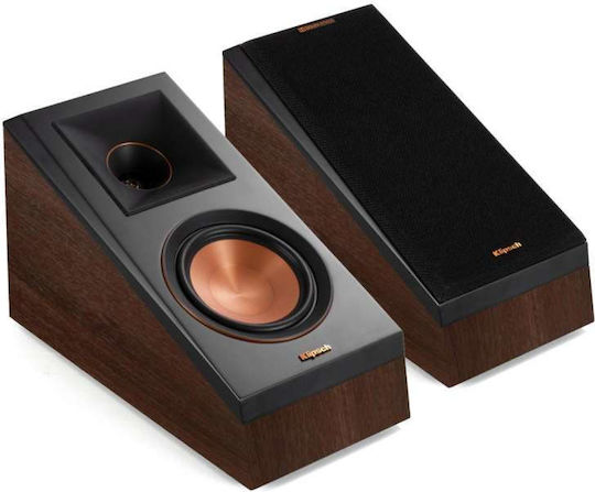 Klipsch RP-500SA II Dolby Atmos RP-500SA II Pair of Hi-Fi Speakers Wall Mounted 300W 2 No of Drivers W17.3xD28.4xH18.8cm. Walnut