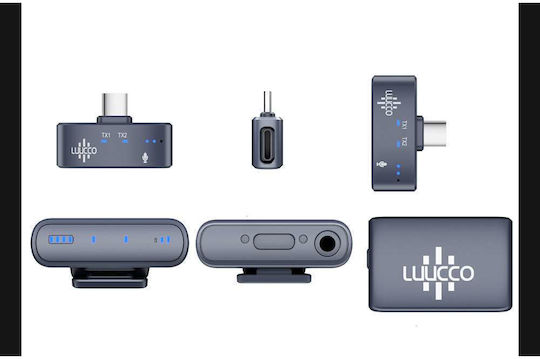 AirWave Combo K2 Σετ Ασύρματο Μικρόφωνο Πέτου, Clip On για Φωνητικά