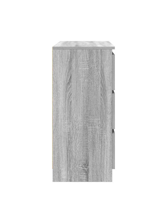 Συρταριέρα Κρεβατοκάμαρας Grey 80x35x80cm