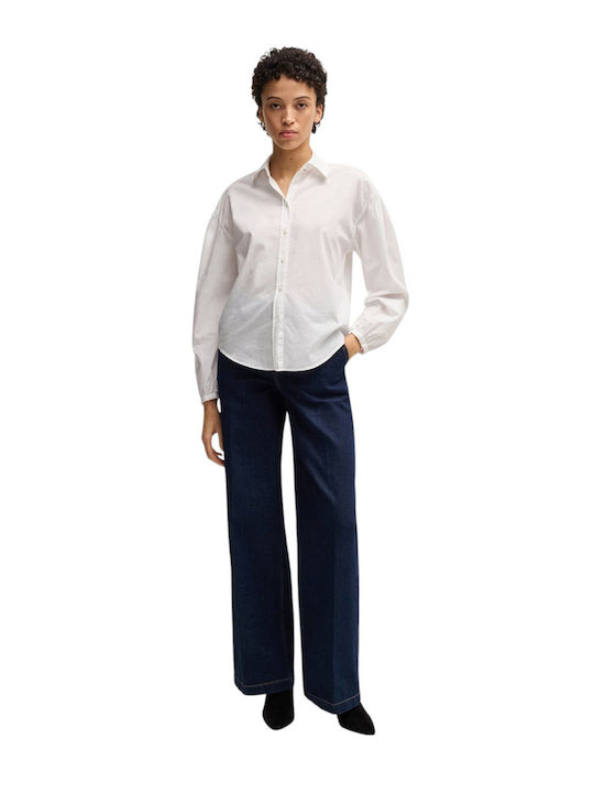 Women's Long Sleeve Shirt White