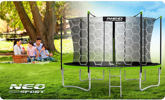 NEO Sport Trampolin Draußen mit Netz & Leiter