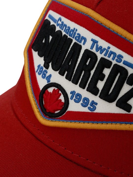 Jockey Hat Dsquared2 Red Bcm076305c00001-5096