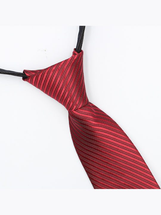 Men's Men's Tie Printed in Burgundy Color