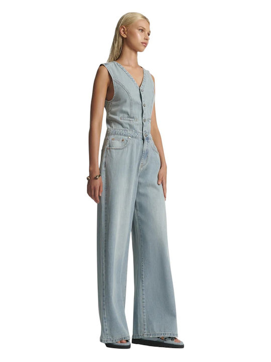 Γυναικεία Ολόσωμη Φόρμα Soft Blue
