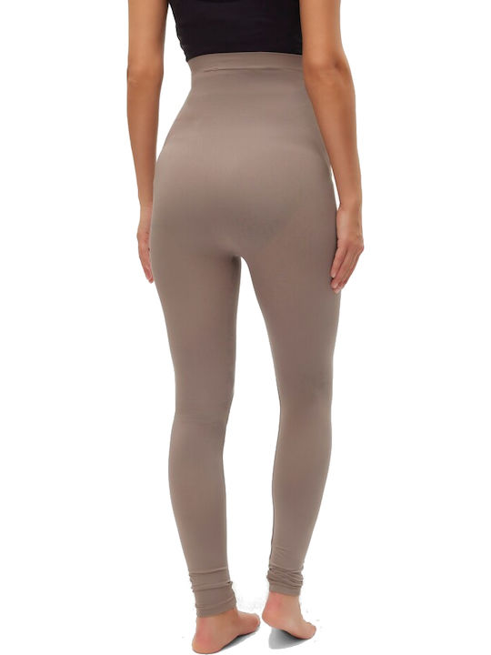 Maternity Leggings Beige Grey 20011082 Mamalicious