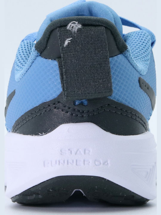 Star Runner Star Runner 4 Kids Sports Shoes Running with Laces Blue