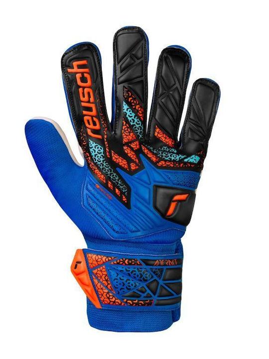 Reusch Attrakt Starter Solid Kids Goalkeeper Gloves Blue