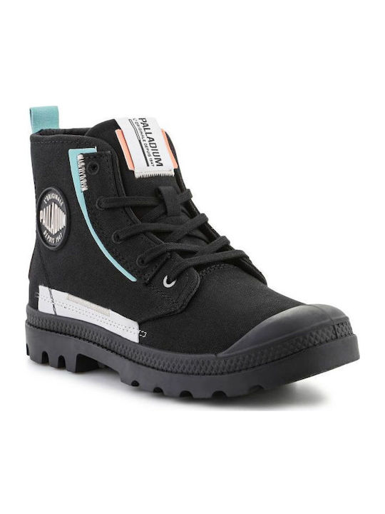 Palladium Pampa Women's Hiking Boots Black