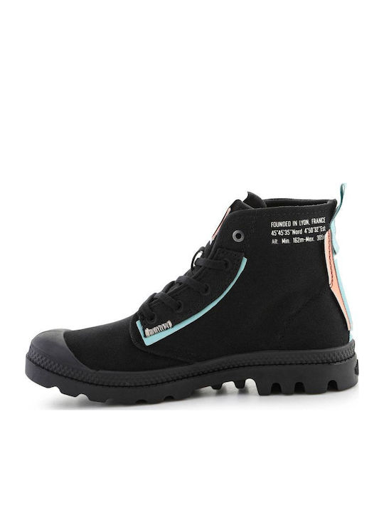 Palladium Pampa Women's Hiking Boots Black