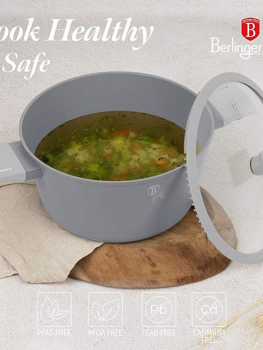 Berlinger Haus Aspen Cookware Set Made of Aluminum Aspen Collection with Non-stick Interior Coating 6 Pieces
