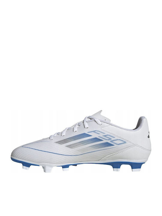 adidas F50 Club Fußballschuhe mit Stollen Weiß