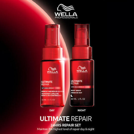 Wella Ultimate Repair Night Treatment Leave In Hair Serum for Repair 30ml