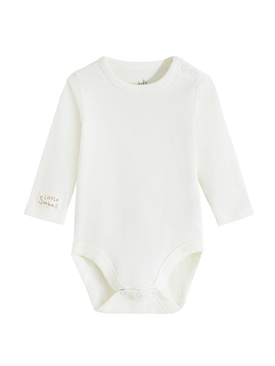 Cool Club Baby Bodysuit Set Long-Sleeved White 2pcs