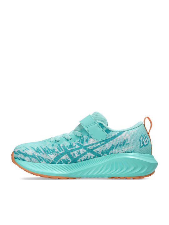 Gel-noosa Tri 16 Ps Kids Sports Shoes Running with Hoop & Loop Closure Turquoise