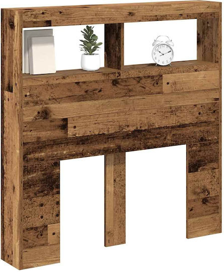 vidaXL Tăblie De Pat Din Lemn Maro 100x102cm