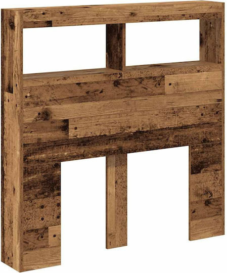 vidaXL Tăblie De Pat Din Lemn Maro 100x102cm