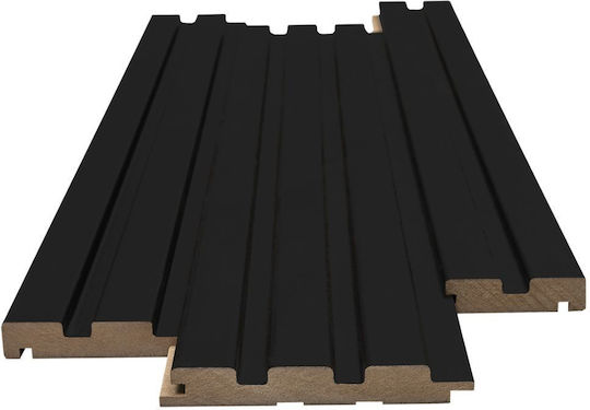 3D Wandpaneele aus PVC mit Kleber Schwarze