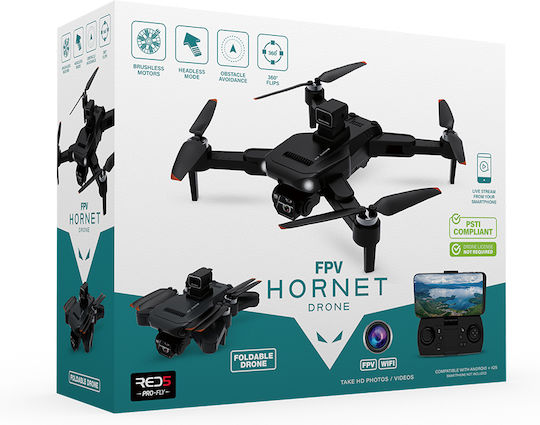 RED5 Hornet Drone FPV 2.4 GHz with 720p Camera and Controller