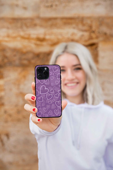Калъф Sonique Heart Series за Realme C51 Realme C53 Realme Note 50 Лилав