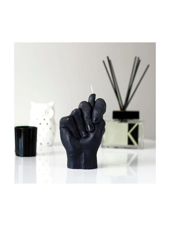 Candlehand Lumânare Decorativă Negru 1buc