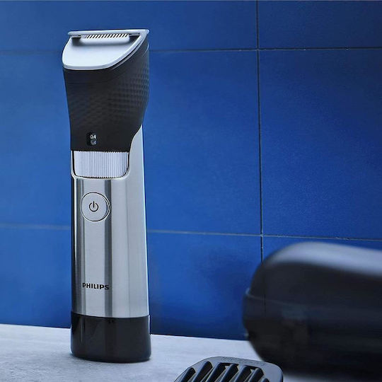 Philips Beard 9000 Prestige Trimmer Μηχανή Επαναφορτιζόμενη BT9810/15