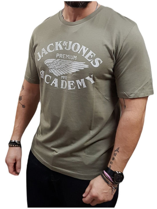 Jack & Jones T-shirt Vetiver, Khaki