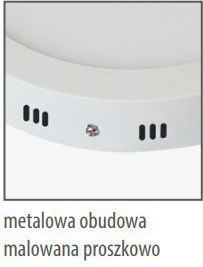 Bemko LED Panel 12W με Φυσικό Λευκό Φως 4000K