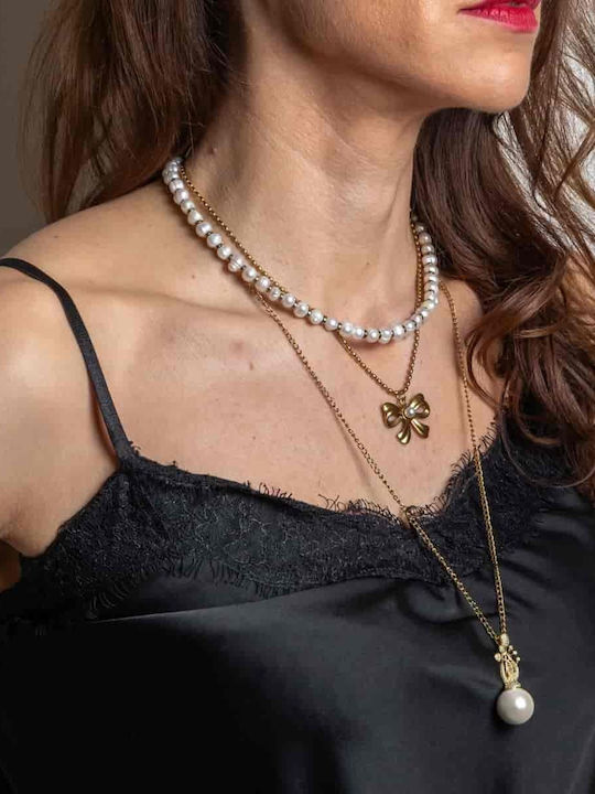 Cuoro Damen Armband mit Perlen