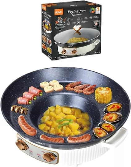 Raf Teppanyaki cu Termostat Reglabil 1600W