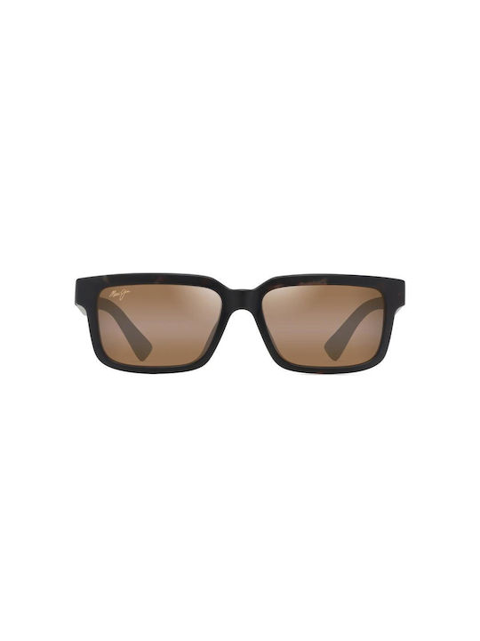 Maui Jim Men's Sunglasses with Brown Tartaruga Plastic Frame and Brown Lens H655-10