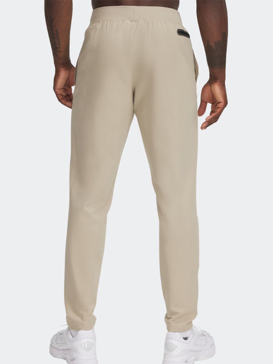 Ua Unstoppable Pantaloni de trening cu Elastic Beige