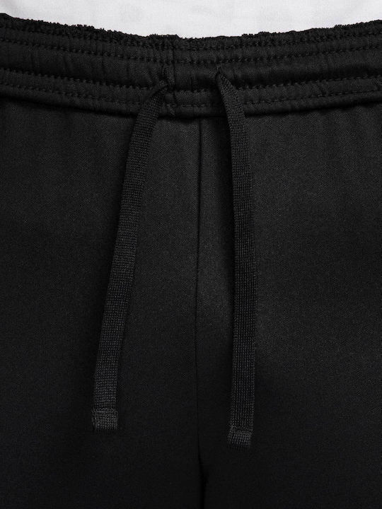 Academy Παντελόνι Φόρμας Dri-Fit Γυαλιστερό με Λάστιχο Black